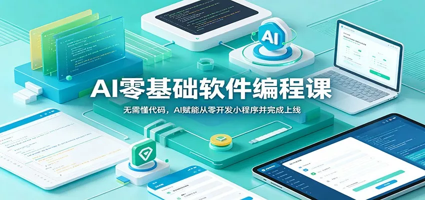 AI零基础软件编程课：无需懂代码，AI赋能从零开发小程序并完成上线 - 付费阅读